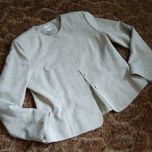 Bellessa Light Olive Green Long Sleeve Blazer